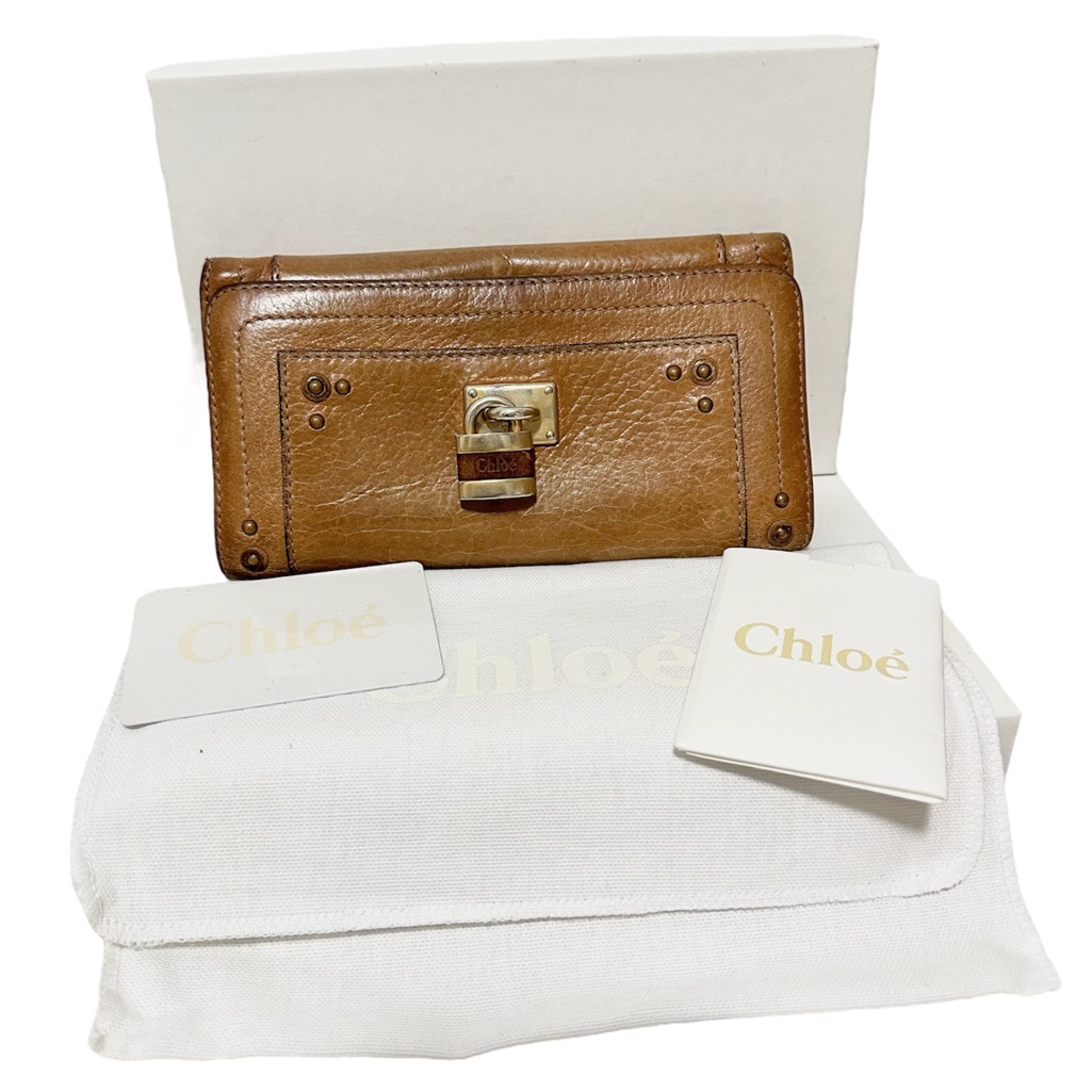 Chloe Leather Long Wallet Full Inclusion